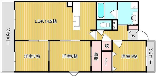 【間取り】 | ソレアード御南