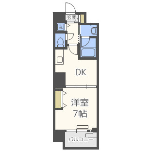 エスライズ西本町Ⅱの間取り