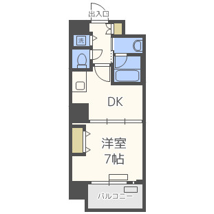エスライズ西本町Ⅱの間取り