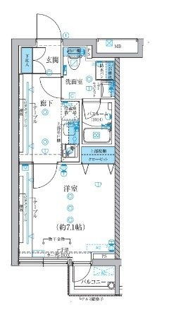 ベルシード西綾瀬 の間取り|間取りです。