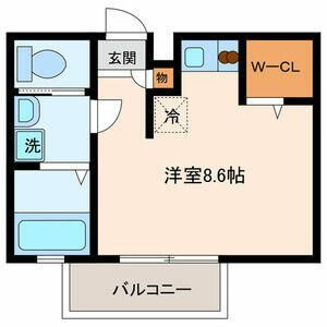 足立区加平１丁目のアパートの間取り