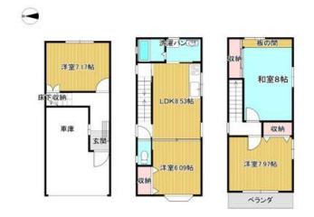 【間取り】 | 柴垣２丁目戸建