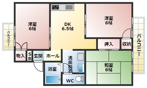 【間取り】 | ハイツひまわり
