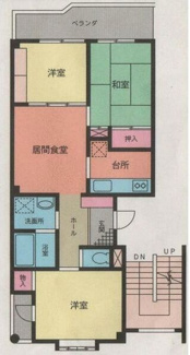 【間取り】 | 寺山ハイツ | 間取りです。