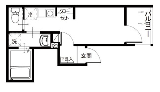 【間取り】 | メルディア扇大橋 | 間取りです。