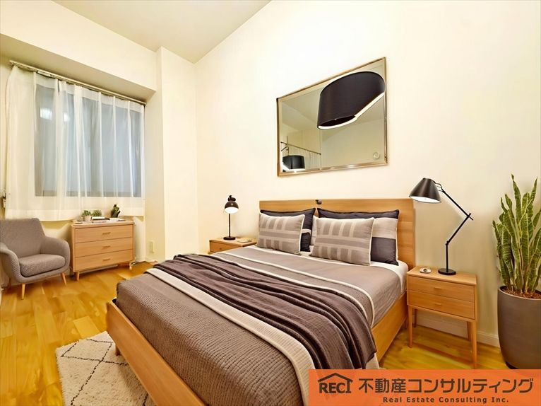 東急ドエル・アルス神戸本山の寝室