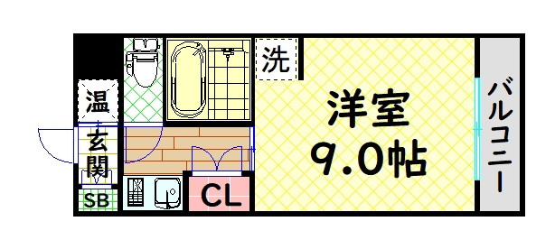 【間取り】 | ビバリーヒルズ玉出西