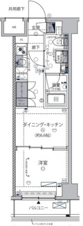 【間取り】 | セジョリ東向島 | 間取りです。
