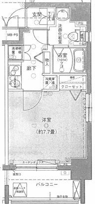 ヴェルト亀戸の間取り