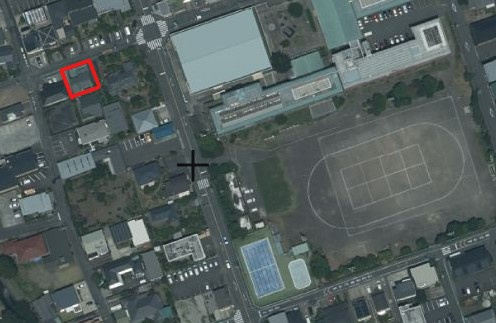 沼津市戸建ての前面道路含む現地写真
