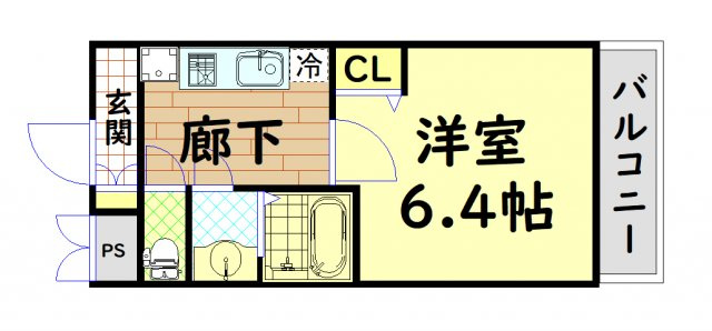 【間取り】 | エステムコート四天王寺夕陽丘Ⅱ