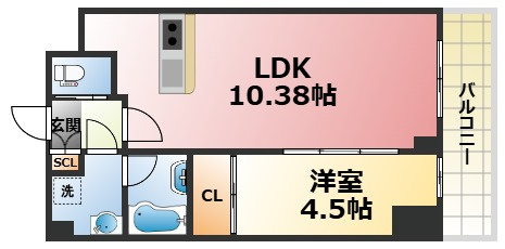 プレジオ武庫川ASIANの間取り