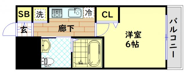 【間取り】 | エステムプラザ難波WESTⅡプレディア