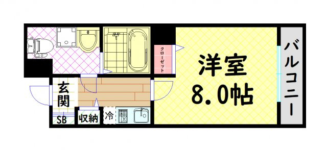 【間取り】 | ベルシモンズ桜川