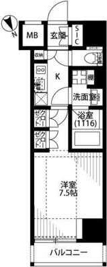 プレール・ドゥーク西浅草の間取り