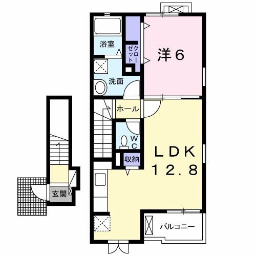 ドルフィン　Ａの間取り