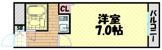 【間取り】 | シティアリーナ阿波座西