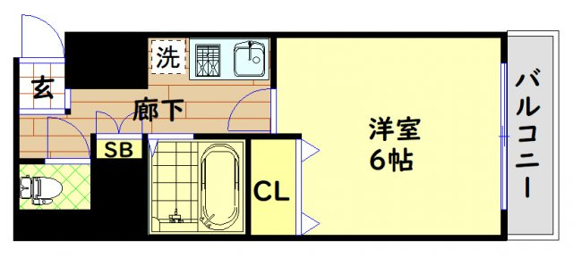 【間取り】 | セレッソコート西心斎橋