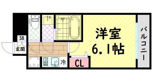 【間取り】 | ファステート大正駅前トロフィ