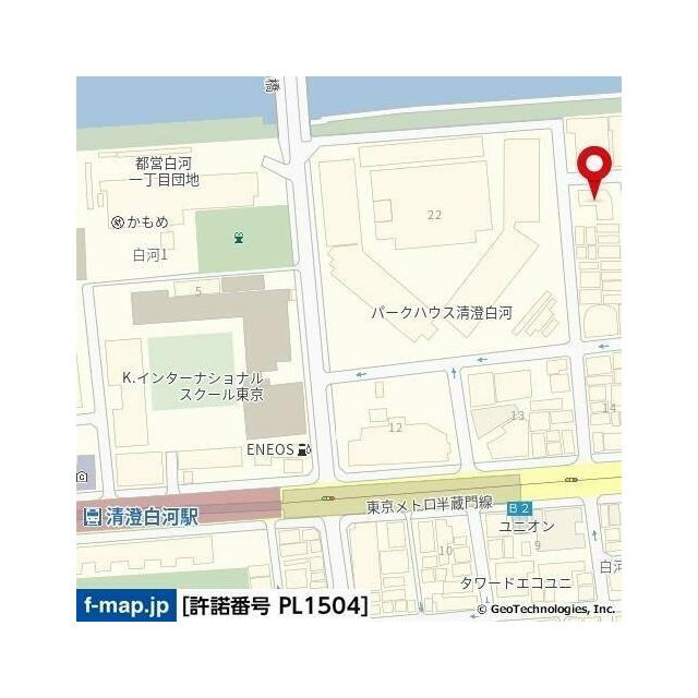ガーラ・ステーション清澄白河の地図
