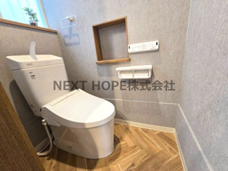 【トイレ】 | 宝塚市安倉南４丁目中古戸建リフォーム済み | 新品のトイレです♪水廻り全てが新品で気持ちよくご入居していただけます！！
