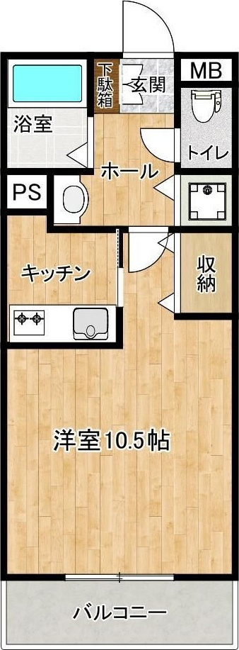 ウイングス7番館の間取り