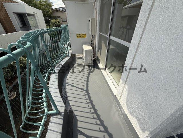 杉並区荻窪３丁目の賃貸マンションのバルコニー
