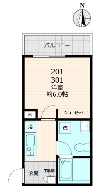 KAWAGOE TERRACEの間取り