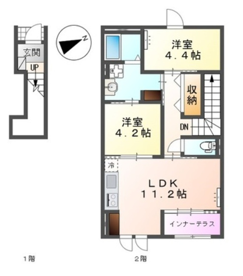 【間取り】 | (仮称)綾瀬市吉岡東新築アパート