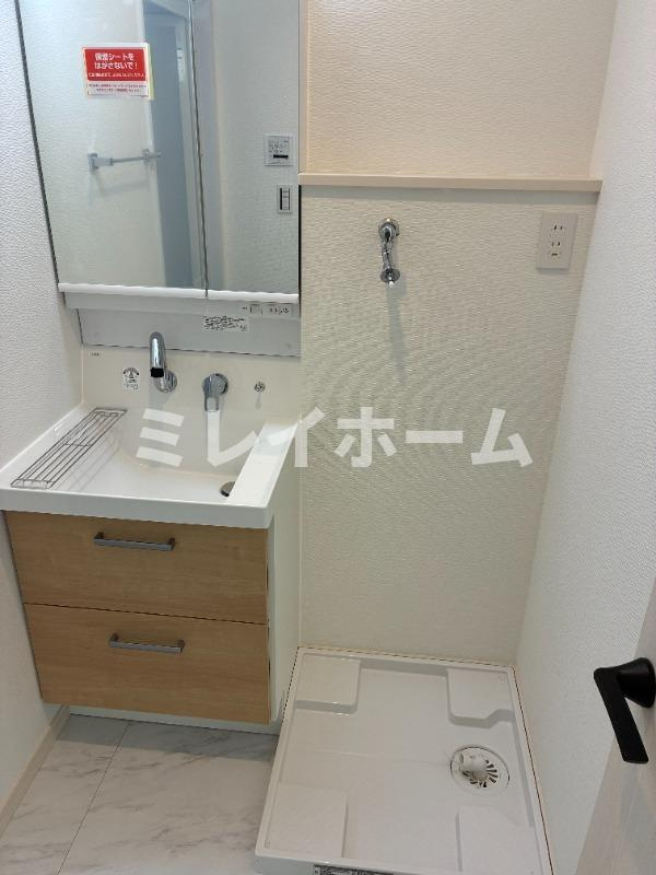 多摩の甘風つむぐ青空のココルの洗面所