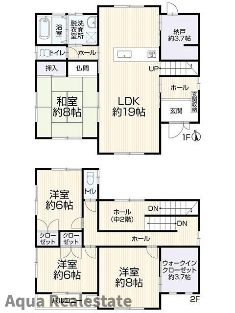 木田郡三木町大字 中古戸建の間取り