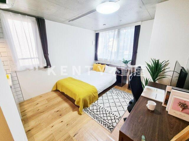 【寝室】 | Ｌｕｄｅｎｓ大鳥居 | 落ち着いて過ごせるお部屋なので、寝室にいかがでしょうか