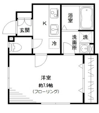 デザインコート常盤台の間取り|間取りです。