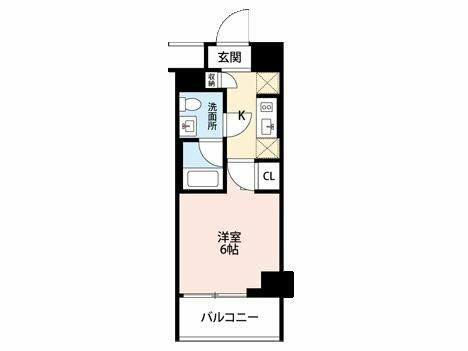 【間取り】 | プラウドフラット蒲田Ⅱ