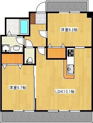 クロノス30新町IIの間取り