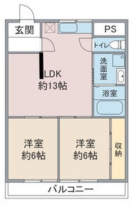 ハイム原南の間取り