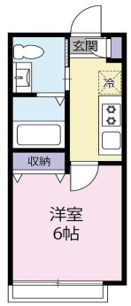 ハイツ凪の間取り