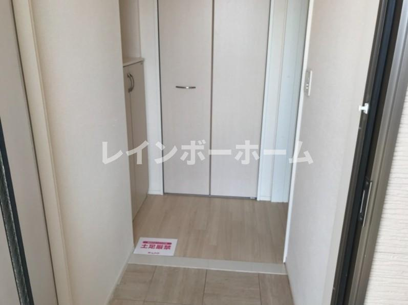 ランシールの玄関|大きなものも収納できそうです