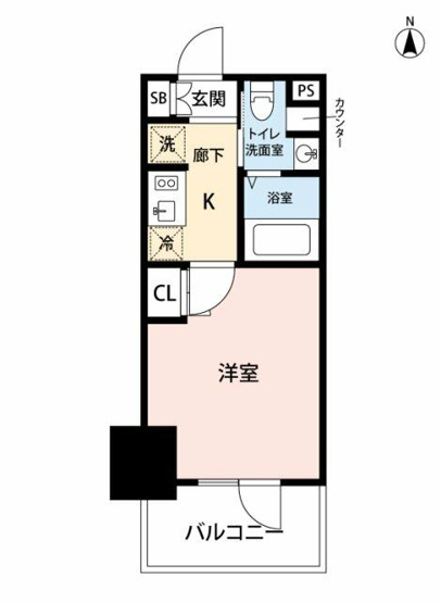 【間取り】 | レジディア蒲田Ⅳ
