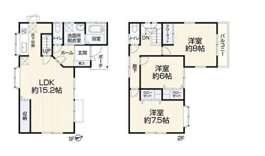 千葉市若葉区若松町の間取り