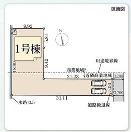 【区画図】 | リーブルガーデン西脇市西脇１７期 | 区画図
