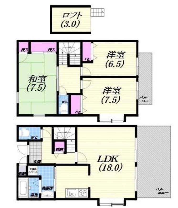 クオリティ三条南の間取り