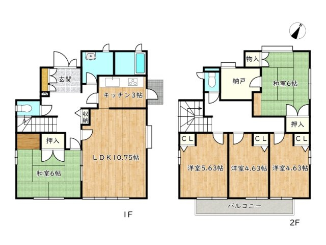 【間取り】 | たつの市新宮町光都２丁目／中古戸建