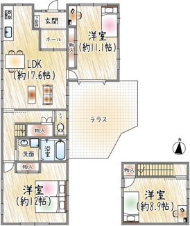 【間取り】 | 若葉1丁目