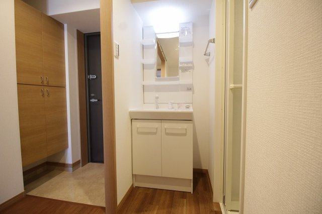 宗像市栄町の賃貸マンションの洗面所