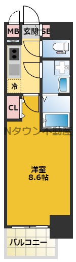 【間取り】 | S-RESIDENCE浄心Ⅱ | 間取りです。