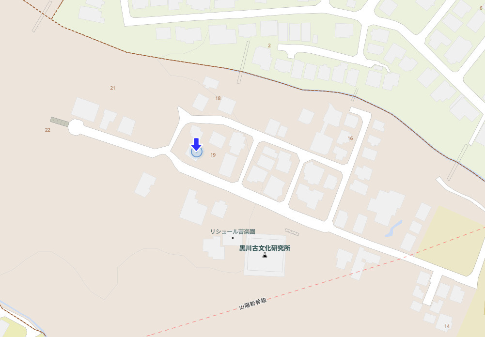 西宮市苦楽園三番町　中古戸建の地図