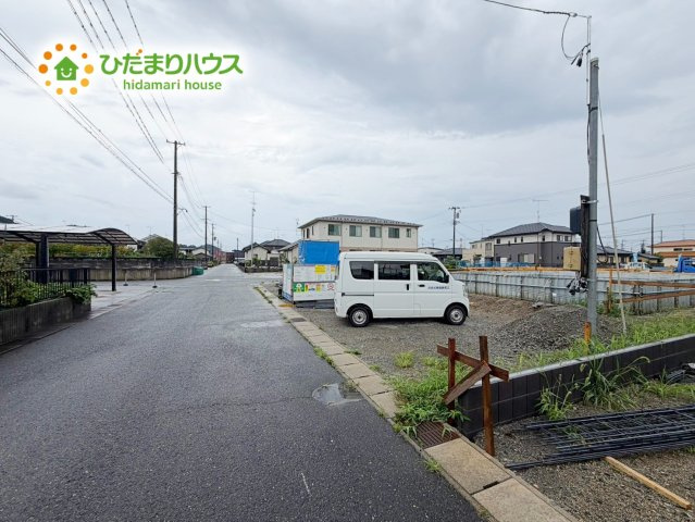 いわき市泉滝尻2丁目1期　新築戸建　2号棟の前面道路含む現地写真|病院やスーパー・薬局が近く、お買い物にも便利な住環境は、長く快適に暮らせます(^^)/