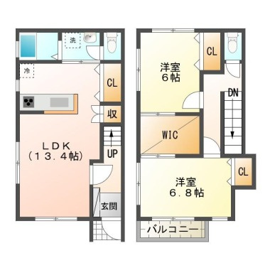 アークヴィレッジⅡの間取り