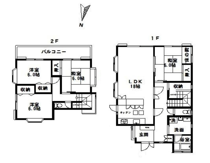 蓮田市西新宿2丁目　中古戸建の間取り|蓮田市西新宿2丁目　中古戸建・4LDK・土地面積171.30m2・建物面積114.02m2